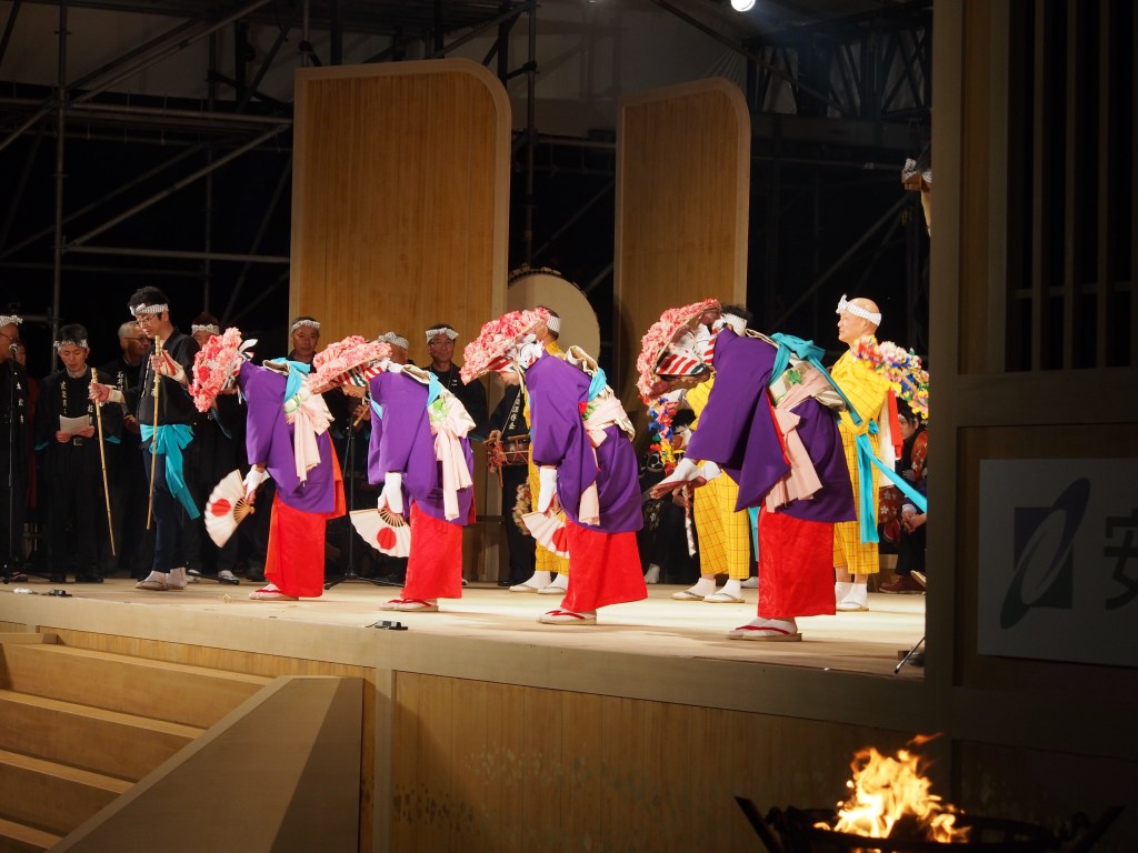 Some of the traditional performers from Tōhoku region.