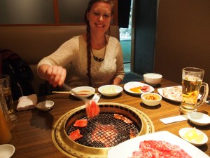 Actually we did almost smoke the place out, but not while I was manning the grill. 