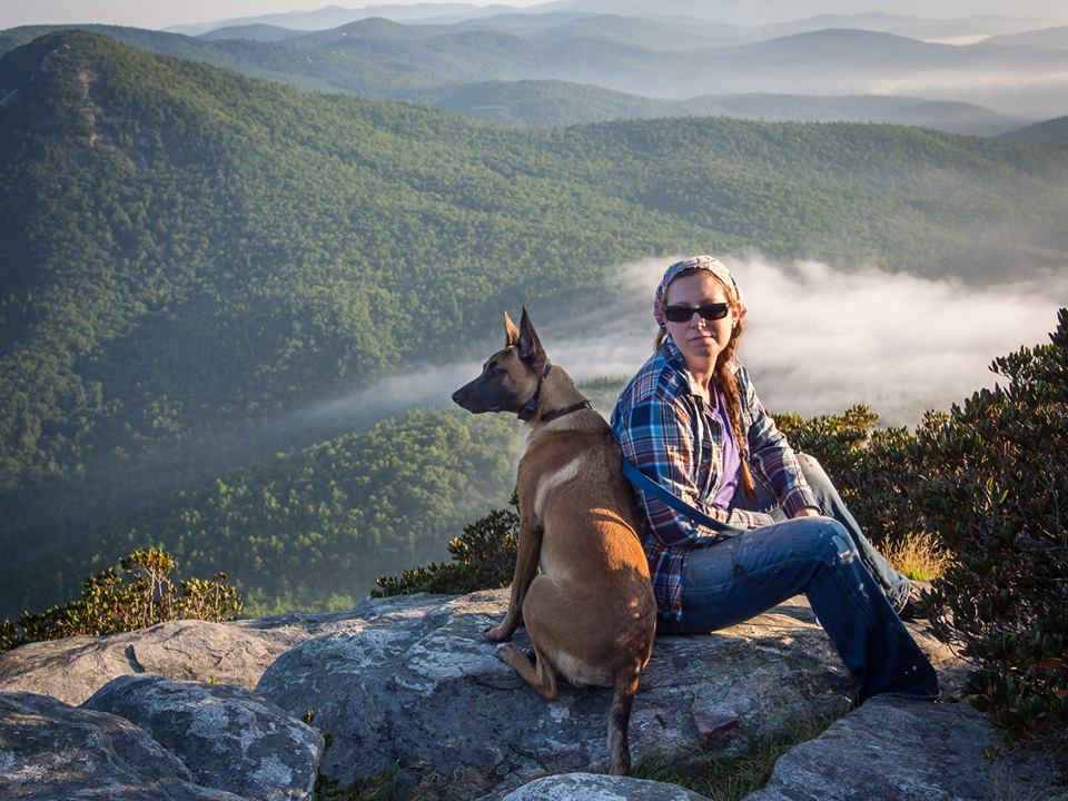 A girl and her dog. Also whatever it was that Lina is looking at. Trust me, you don't want to know.